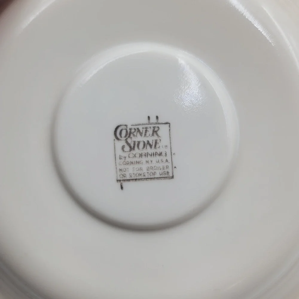 20pc Corelle Corner Stone Spring Pond Dinnerware Set Corning Pink Floral USA